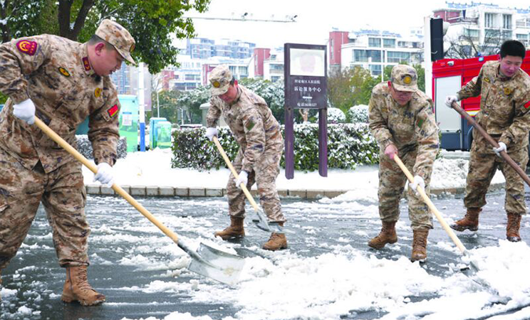 我市积极应对雨雪冰冻天气