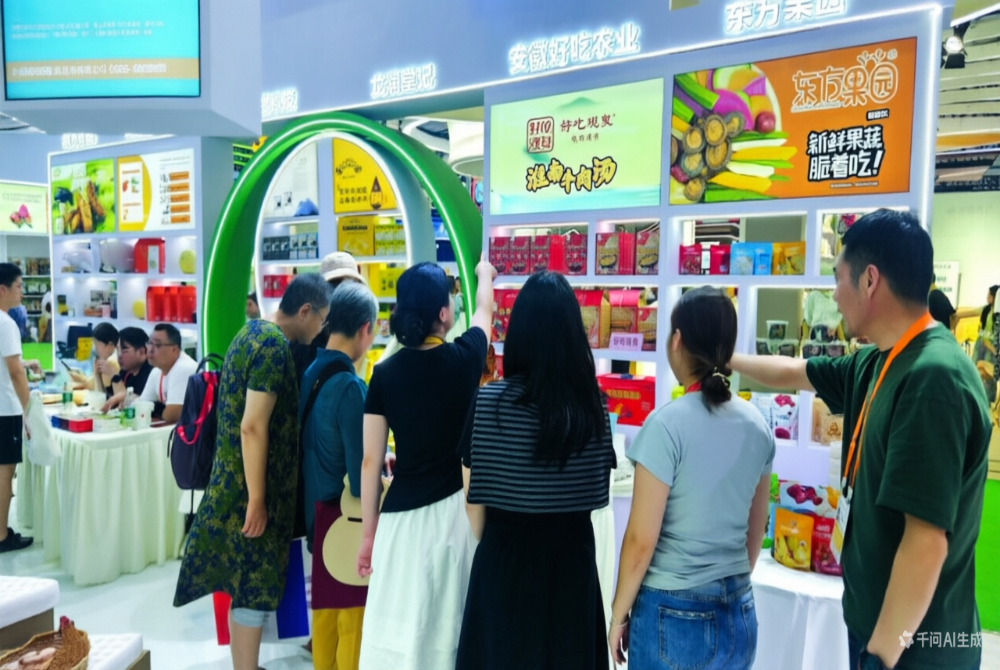 淮南特色好物亮相消博会